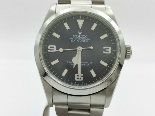 ROLEX Explorer 14270 T152068 Black Dial Tritium Oyster Breath Men's Watch