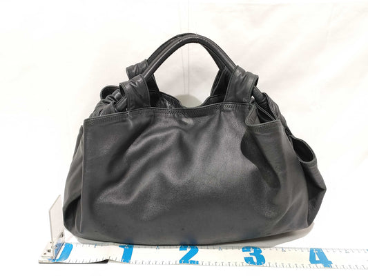 LOEWE Nappa Aire Leather Handbag in Black