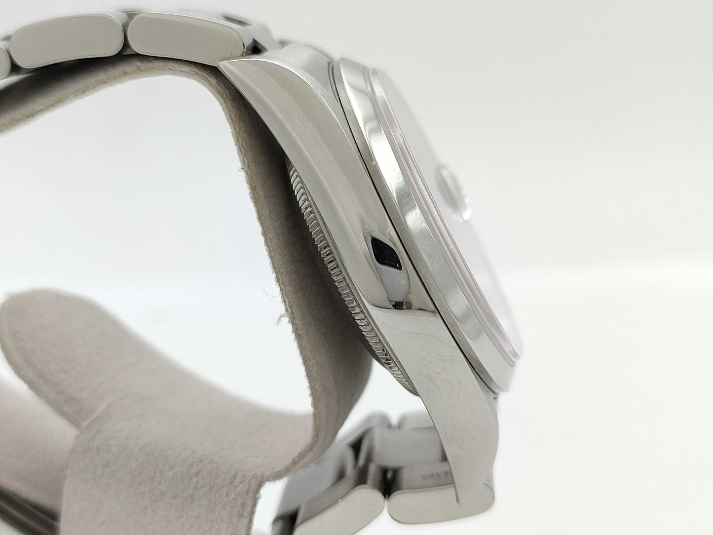 ROLEX 16200 P676093 Silver Roman Oyster Breath Men's Watch