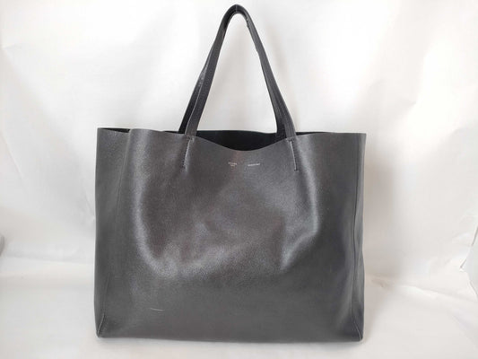 CELINE Cabas Tote Bag Black Tote Bag