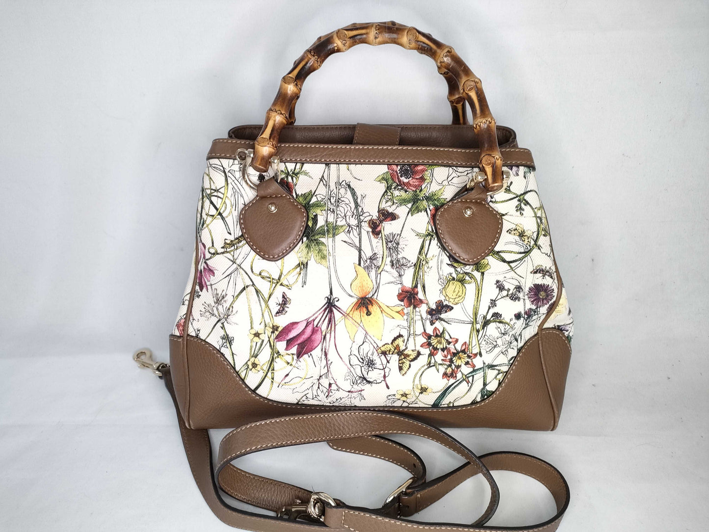 GUCCI Bamboo Handbag 308360 520981 Strap Handbag