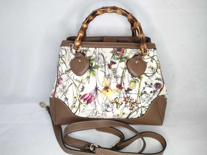 GUCCI Bamboo Handbag 308360 520981 Strap Handbag