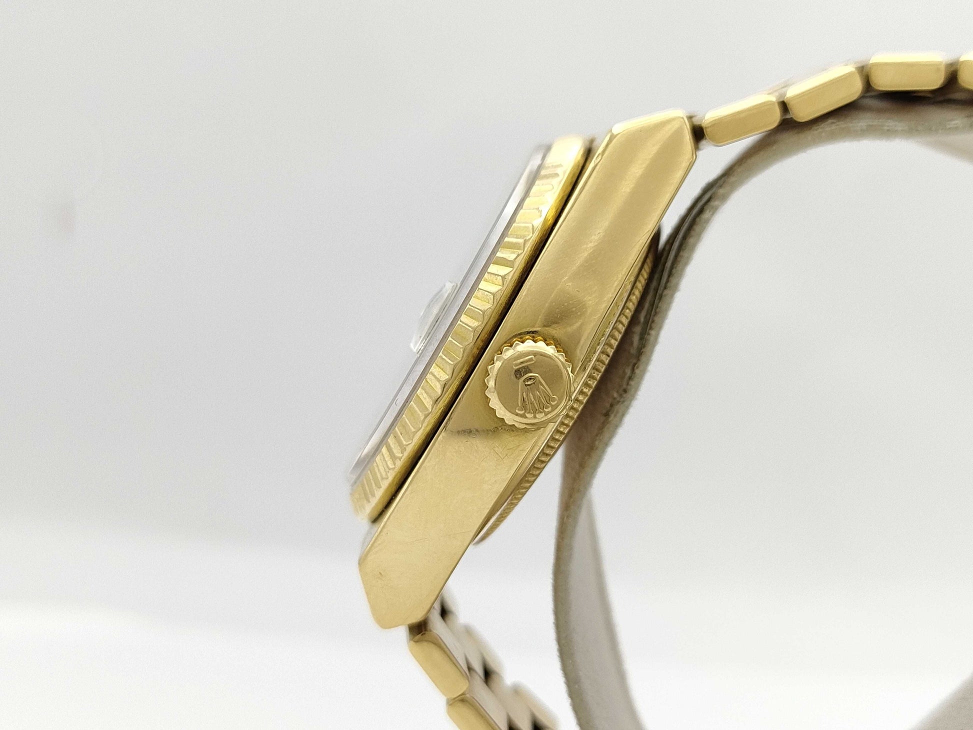 ROLEX 19018 6507042 K18 Oyster Breath Men's Watch