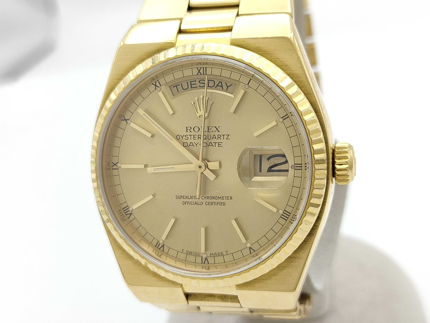 ROLEX 19018 6507042 K18 Oyster Breath Men's Watch