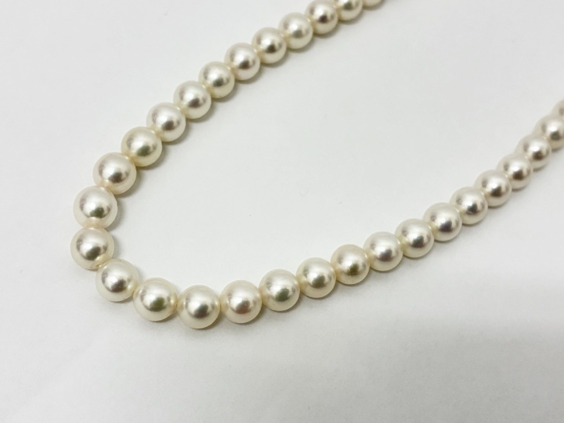 MIKIMOTO Pearl Diameter Approx. 5.5-6.0mm SV 22.3g Necklace 