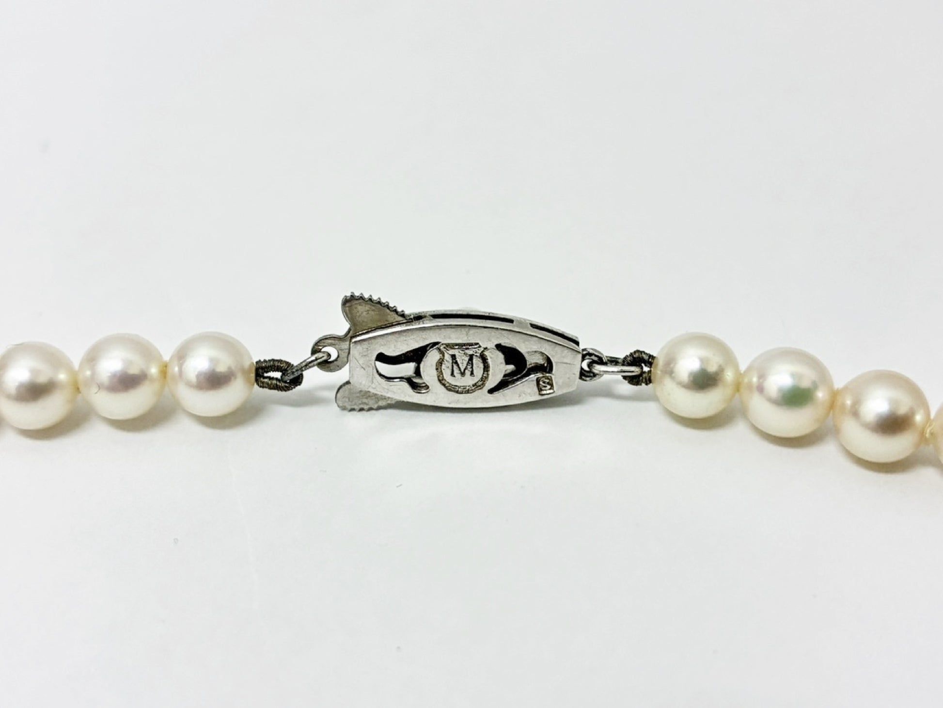 MIKIMOTO Pearl Diameter Approx. 5.5-6.0mm SV 22.3g Necklace 