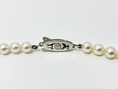 MIKIMOTO Pearl Diameter Approx. 5.5-6.0mm SV 22.3g Necklace 