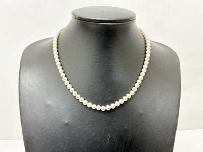 MIKIMOTO Pearl Diameter Approx. 5.5-6.0mm SV 22.3g Necklace 