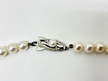 MIKIMOTO Pearl Diameter Approx. 5.5-6.0mm SV 22.3g Necklace 