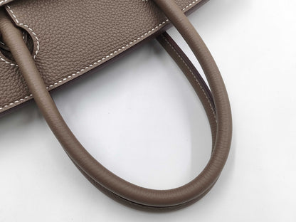 HERMES Birkin 30 Togo Etoup Silver Fittings U-Engraved Handbag