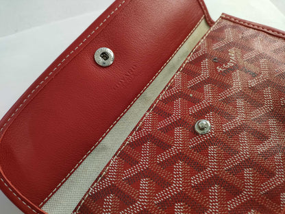 GOYARD GOYARD Goyard Saint Louis Pouch Red Pouch