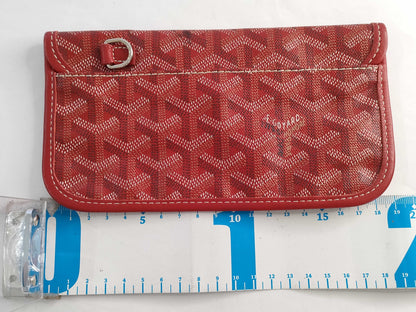 GOYARD GOYARD Goyard Saint Louis Pouch Red Pouch