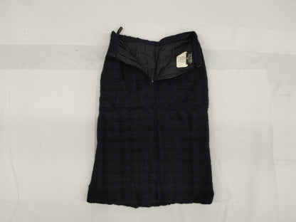 CHANEL CHANEL Tweed Skirt Black Blue Size 36 Skirt
