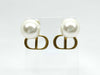 Dior Dior CD logo tribal pearl earrings