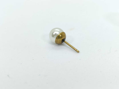 Dior Dior CD logo tribal pearl earrings