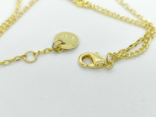 Dior Dior Rhinestone CD Gold Bracelet Bracelet Bangle