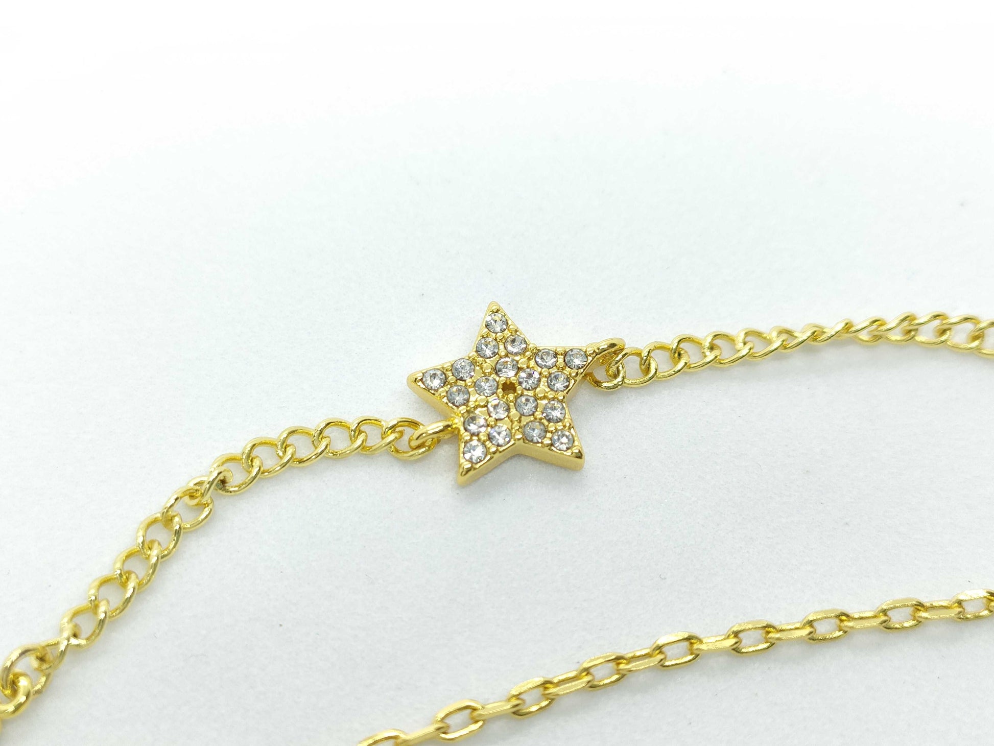 Dior Dior Rhinestone CD Gold Bracelet Bracelet Bangle