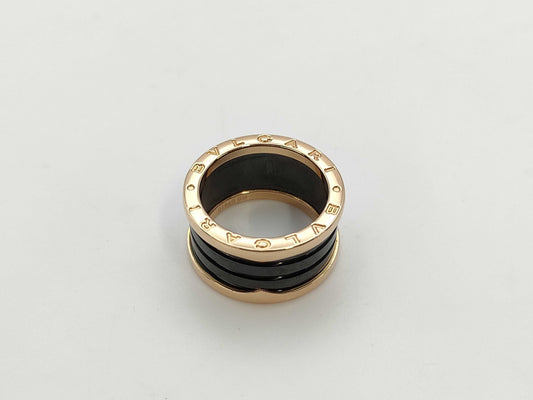 BVLGARI Bezero One #56 Black Sera PG 750 10.1g Ring 