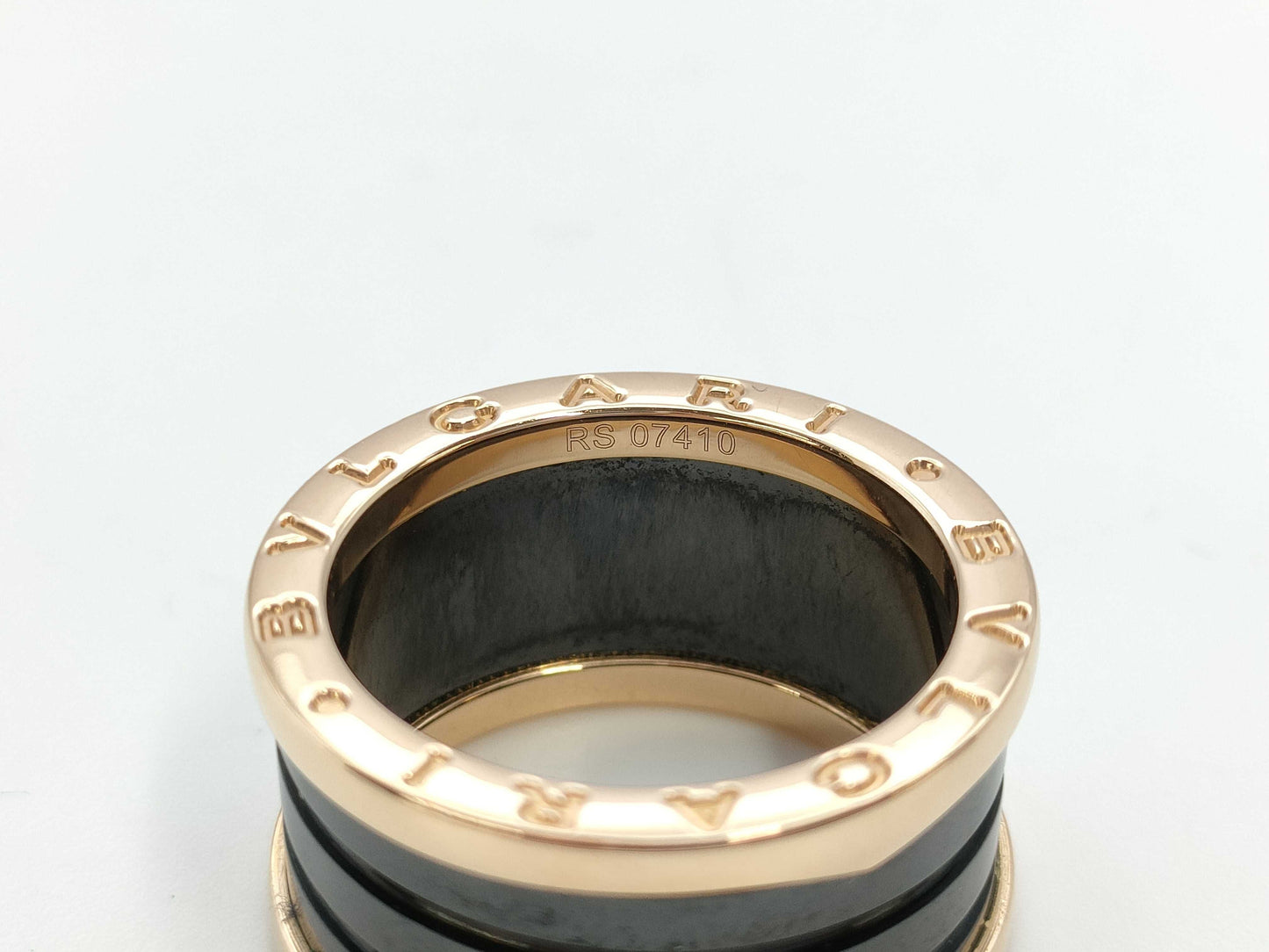 BVLGARI Bezero One #56 Black Sera PG 750 10.1g Ring 