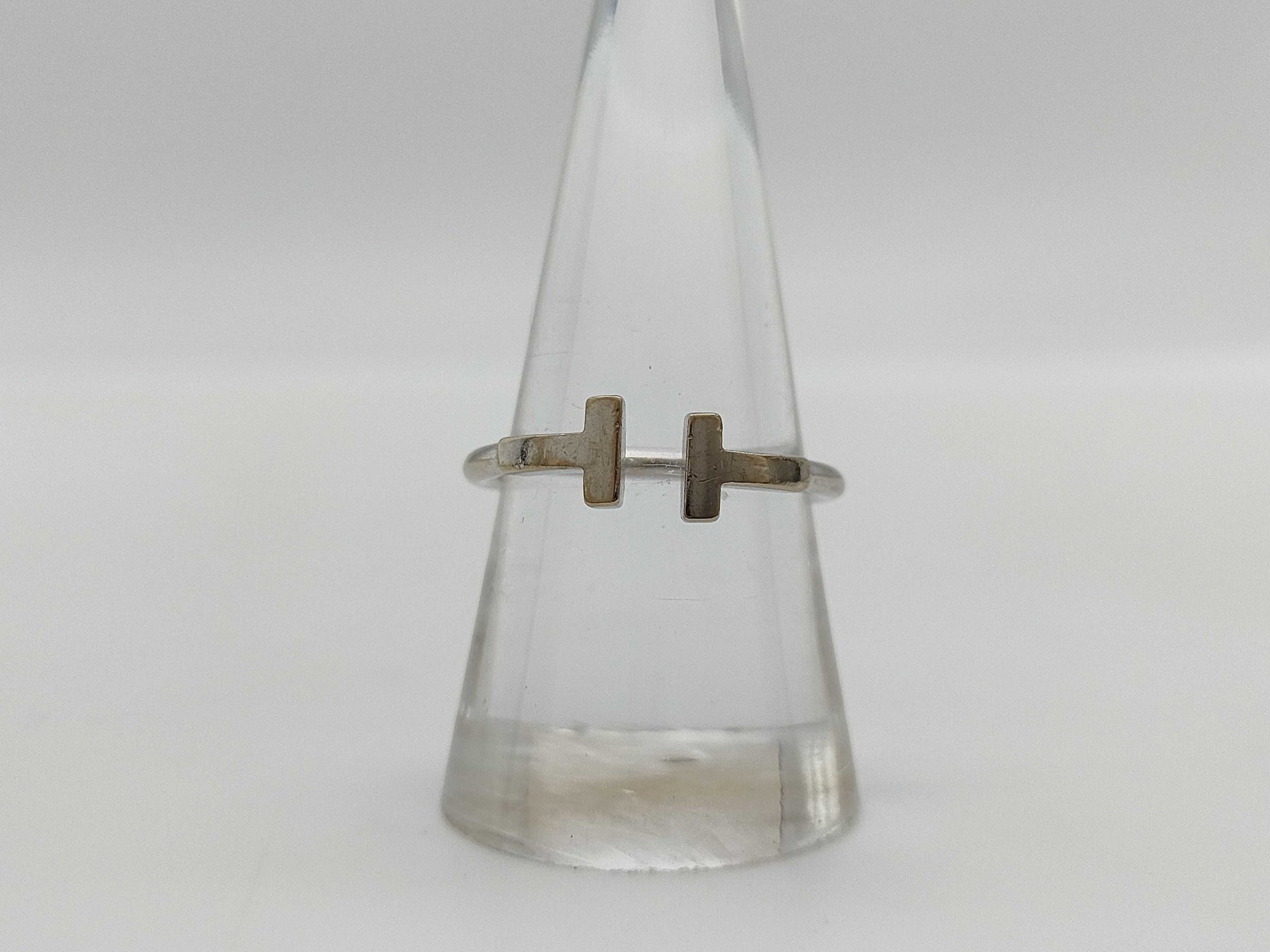 Tiffany & Co. T-Wire WG Au750 3.2g Ring 