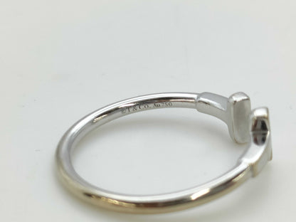 Tiffany & Co. T-Wire WG Au750 3.2g Ring 