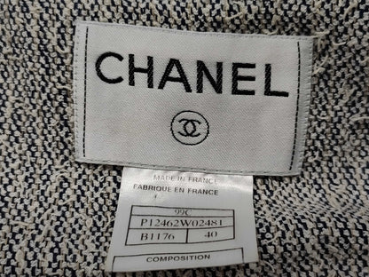 CHANEL CHANEL Size 40 Denim Jacket Jacket