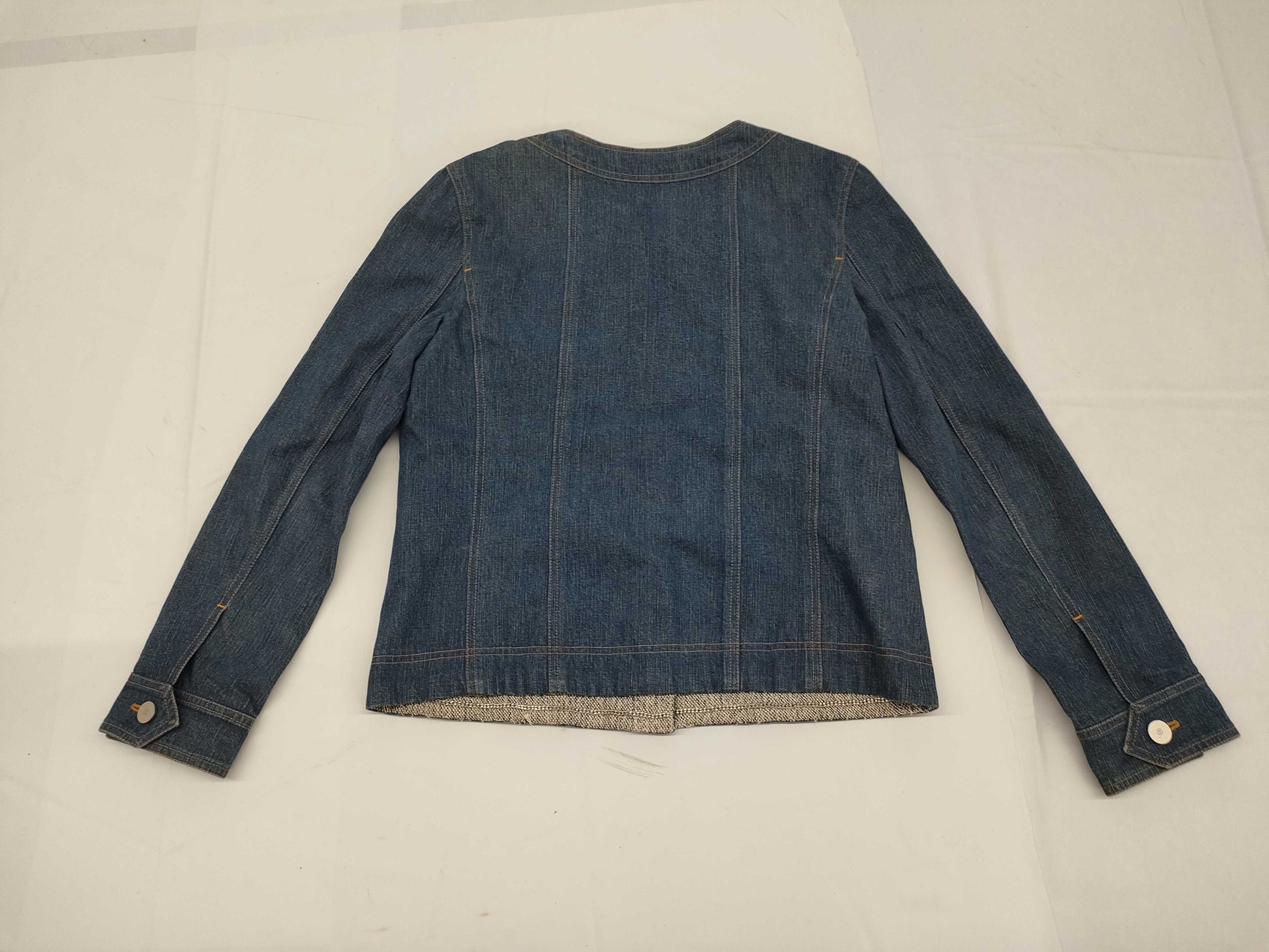 CHANEL CHANEL Size 40 Denim Jacket Jacket