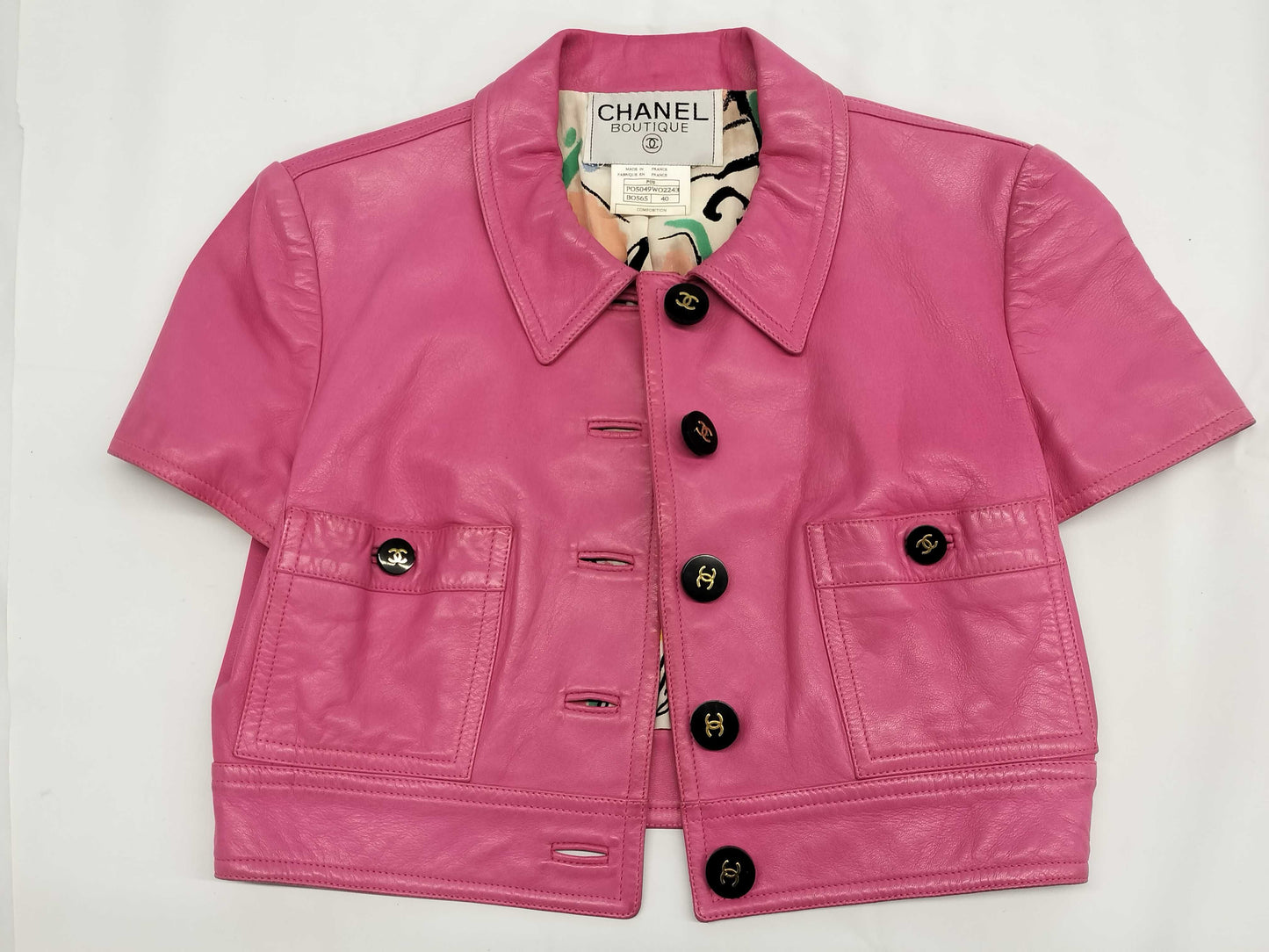 CHANEL CHANEL 40 Leather Jacket Jacket
