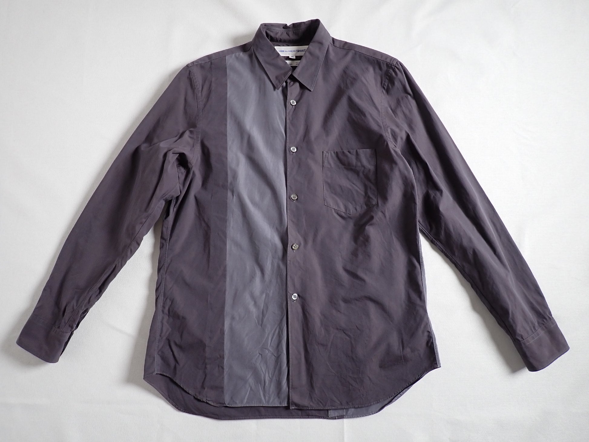 COMME des GARCONS 90s Comme des Garcon Shirt Bicolor Shirt COMME des GARCONS SHIRT Shirt