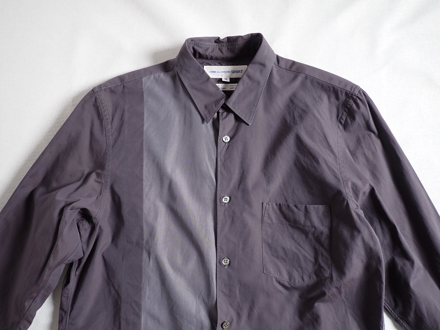COMME des GARCONS 90s Comme des Garcon Shirt Bicolor Shirt COMME des GARCONS SHIRT Shirt