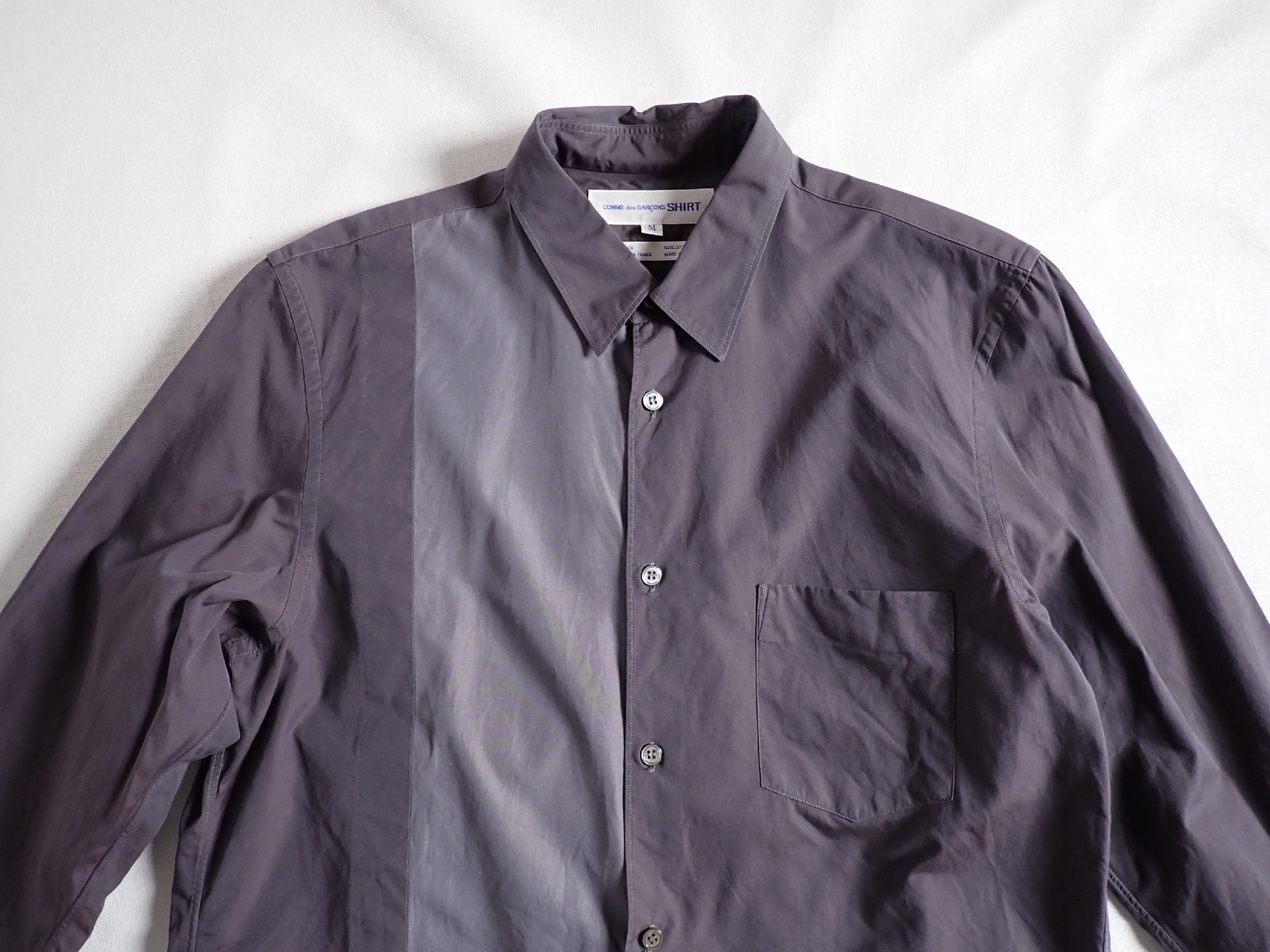 COMME des GARCONS 90s Comme des Garcon Shirt Bicolor Shirt COMME des GARCONS SHIRT Shirt