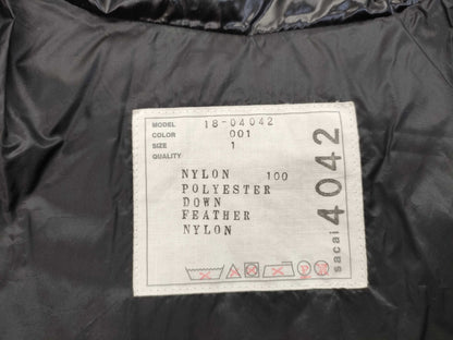 sacai Asymmetrical Down Jacket