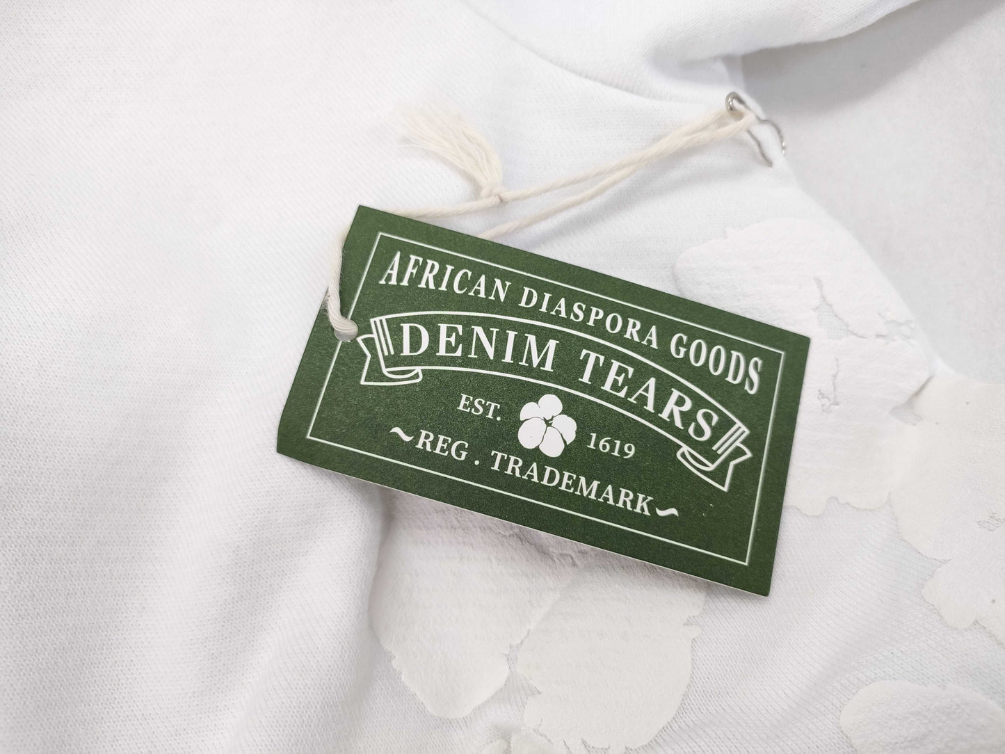 DENIM TEARS MONO ALL OVER WREATH Hoodie 24SS Tops