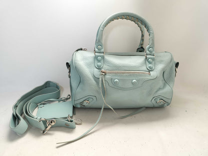 BALENCIAGA Classic Mini Twiggy 2-Way Leather Handbag