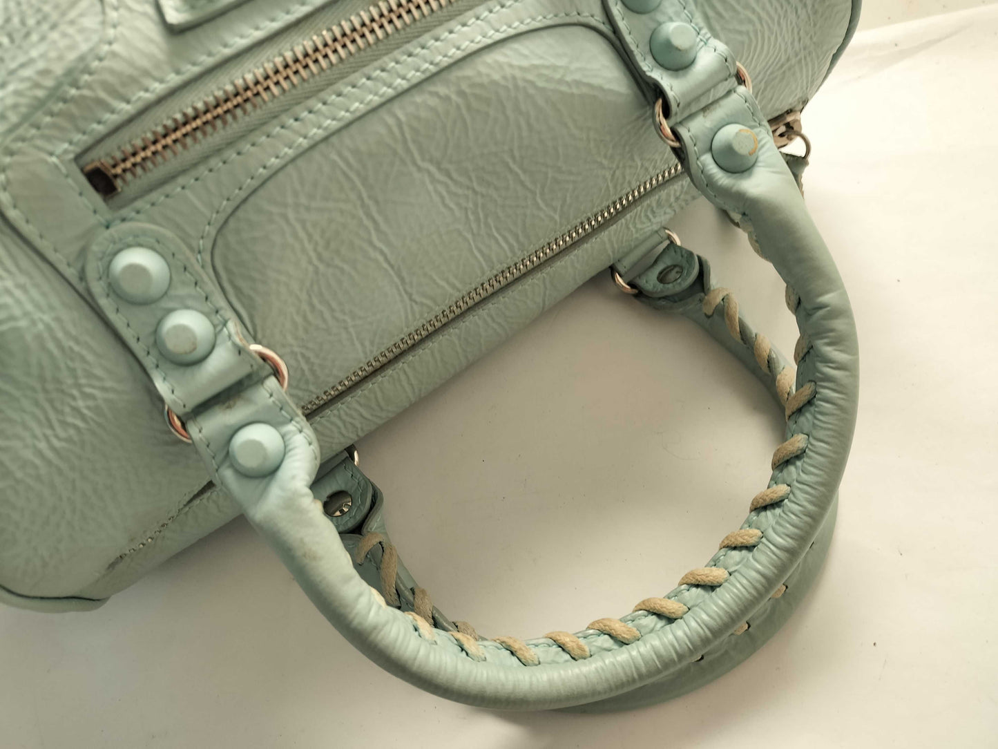 BALENCIAGA Classic Mini Twiggy 2-Way Leather Handbag