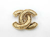 CHANEL Cocomark Matrasse Brooch Gold Brooch