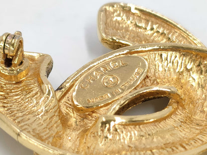 CHANEL Cocomark Matrasse Brooch Gold Brooch