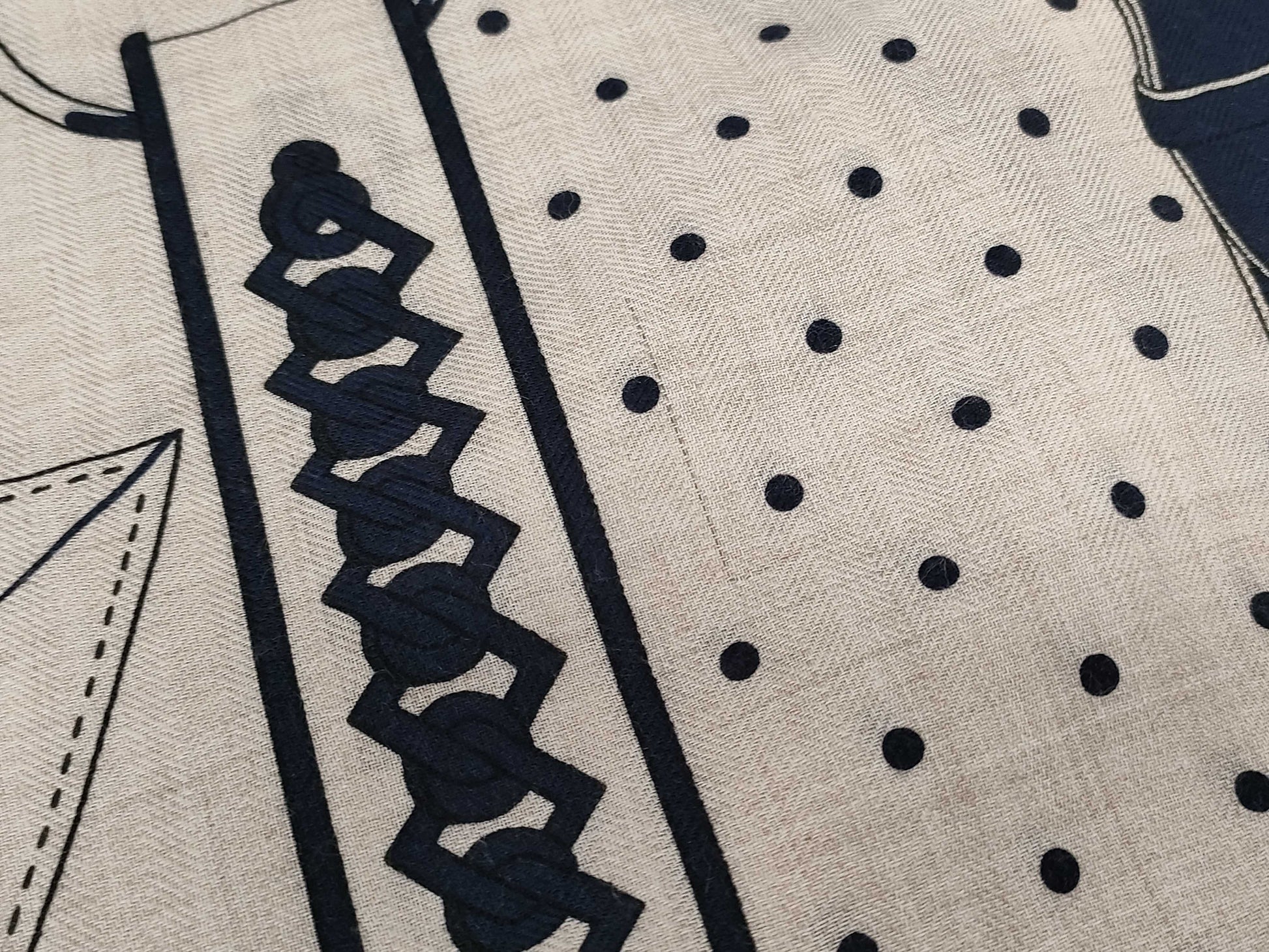 HERMES HERMES Carre Jean 140 Morning Walk Other Apparel