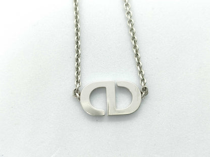 Dior Christian Dior CD logo rhinestone necklace