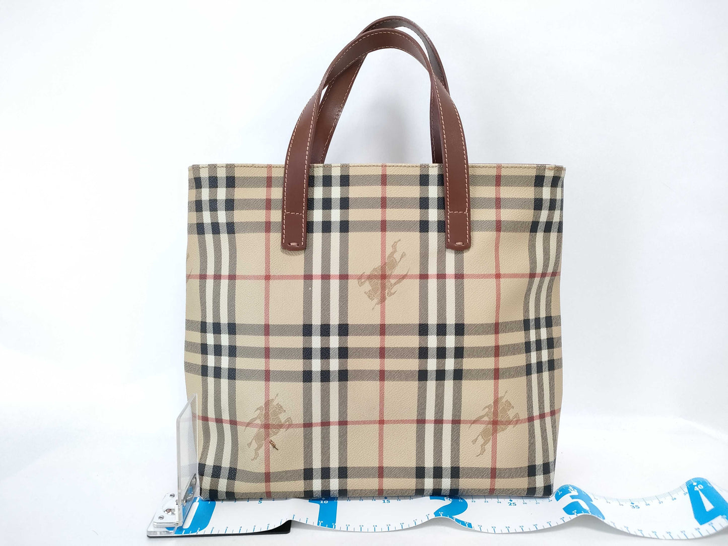 BURBERRY Nova Check Beige Handbag