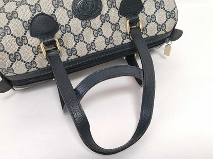 GUCCI Old Gucci Old Gucci 2-Way Bag Navy Boston Bag