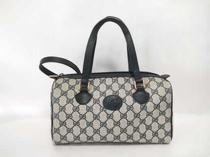 GUCCI Old Gucci Old Gucci 2-Way Bag Navy Boston Bag