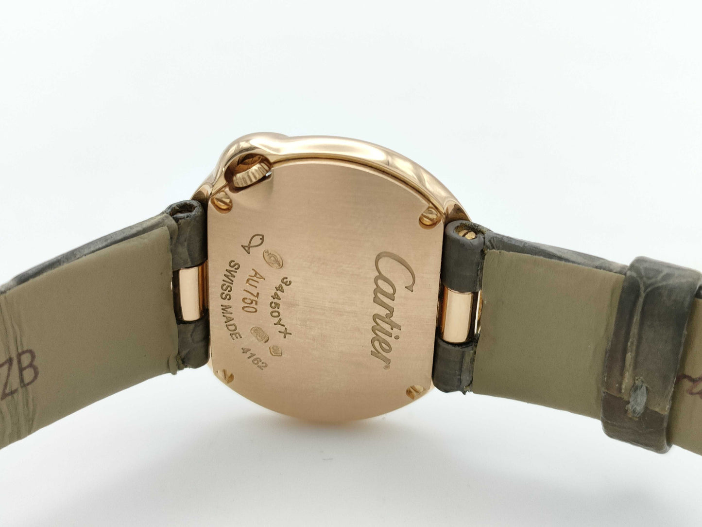 Cartier Baron Blanc WJBL0006 416234450YX K18 Quartz Women's Watch