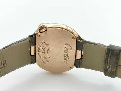 Cartier Baron Blanc WJBL0006 416234450YX K18 Quartz Women's Watch