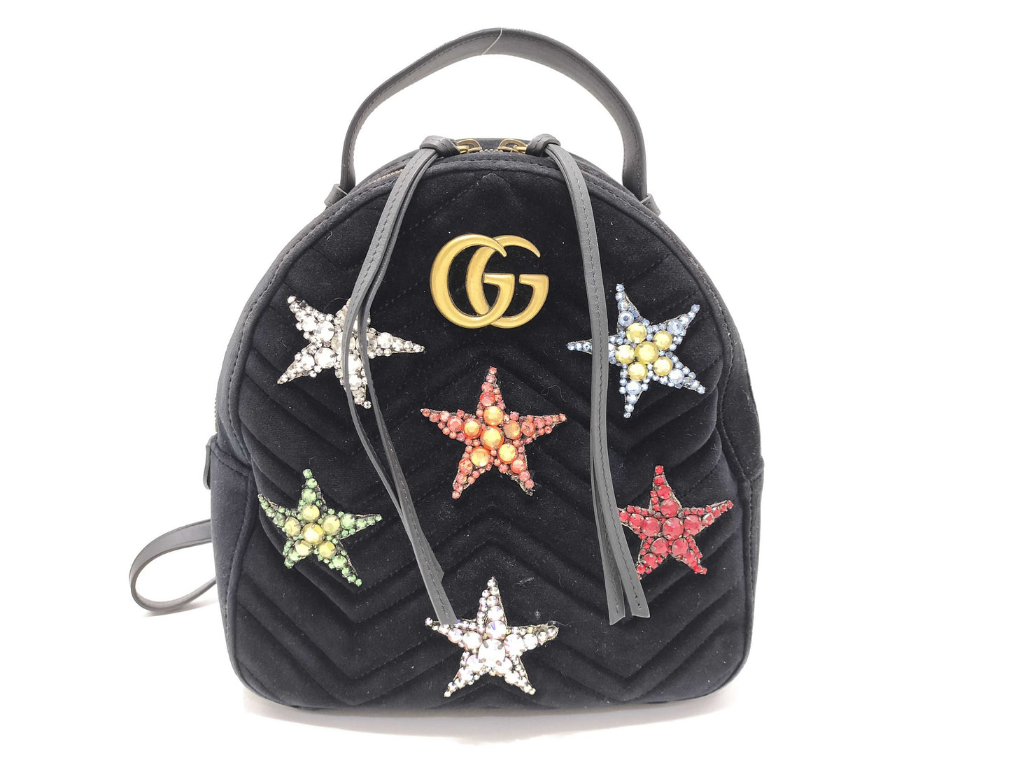 GUCCI GUCCI Gucci Velour Backpack Backpack