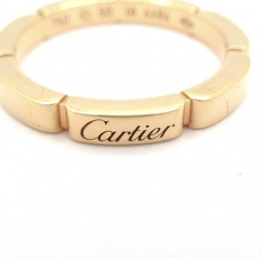 Cartier Mayon Pantherre #50 PG Au750 3.7g Ring 