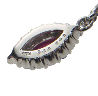 R0.58ct D0.32ct Pt900 2.2g Pendant Top 