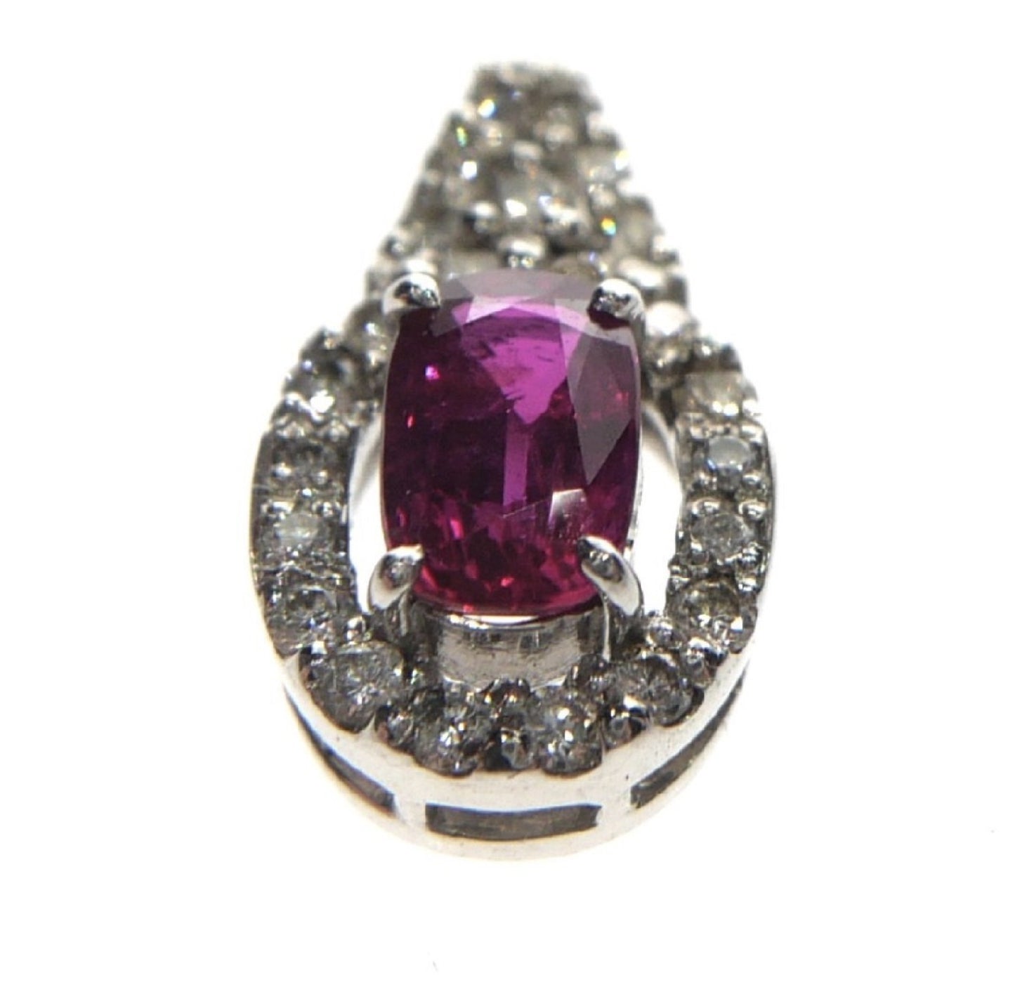 R0.58ct D0.212ct PT900 1.8g Pendant Top 