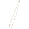 Station Pearl Diameter Approx. 4.7-4.9mm K18 2.5g Necklace 