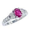 R0.503ct D0.12ct Pt900 3.5g Ring 